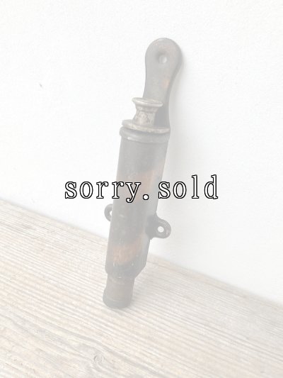 画像2: 1920'S 30'S　レア！　ドアホルダー　door holder　プッシュダウン式　FOOT OPERATE　足踏み式　ドアストッパー　ジャパンドメッキ　ジャパンカラー　銅メッキ　アイアン　アンティーク　ビンテージ
