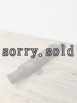1920'S 30'S　レア！　ドアホルダー　door holder　プッシュダウン式　FOOT OPERATE　足踏み式　ドアストッパー　ジャパンドメッキ　ジャパンカラー　銅メッキ　アイアン　アンティーク　ビンテージ
