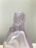 画像3: 1970'S　ビンテージ　バイオレット　ライトパープル　置物　ガラス　クリスタル　オブジェ　聖母マリア　オーナメント　スカルプチャー　アンティーク