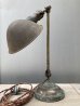 画像4: 1920'S 30'S　アーリーセンチュリー　FARIES　PASS&SEYMOUR　フェアリーズ　シャビーシック　インダストリアルランプ　デスクランプ　タスクランプ　1灯　2アジャスター　ブラス　アイアン　スチール　アンティーク　ビンテージ