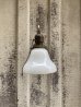 画像8: 1900’S 10'S　HUBBELL　アーリーセンチュリー　1灯　ミルクガラスシェード　ナローシャフト　カーブドシャフト　ウォールマウントブラケットライト　真鍮　アンティーク　ビンテージ