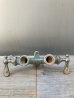 画像12: 1930'S 40'S　アールデコ　Sink faucet　水道　蛇口　混合水栓　TAP　水栓　ビンテージプランビング　レバーハンドル　COLD　HOT　真鍮　ニッケルメッキ　ニッケルカバード　ディスプレイに　実用に　アンティーク　ビンテージ