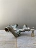 画像3: 1930'S 40'S　アールデコ　Sink faucet　水道　蛇口　混合水栓　TAP　水栓　ビンテージプランビング　レバーハンドル　COLD　HOT　真鍮　ニッケルメッキ　ニッケルカバード　ディスプレイに　実用に　アンティーク　ビンテージ