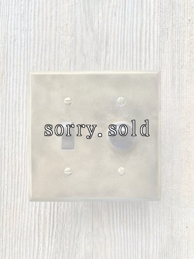 画像10: 1930'S 40'S　レア　エクセレントコンディション　BRYANT　HEMCO　BULLS EYE SWITCH-ASSY　ブルズアイスイッチ　グラスジュエル　GLASS JEWEL　レッドカットガラス　トグルスイッチ　ブラス プレート　ポーセリン　真鍮　アンティーク　ビンテージ