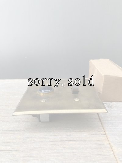 画像5: 1930'S 40'S　レア　エクセレントコンディション　BRYANT　HEMCO　BULLS EYE SWITCH-ASSY　ブルズアイスイッチ　グラスジュエル　GLASS JEWEL　レッドカットガラス　トグルスイッチ　ブラス プレート　ポーセリン　真鍮　アンティーク　ビンテージ