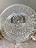 画像14: 1950'S 1960'S　シーリングライト　1灯　2PCS/SET　ホブネイル　リブドクリアガラスシェード　フラッシュマウント　クロムメッキ　２点セット　アンティーク　ビンテージ