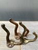 画像6: 1930'S 1940'S　フック　シャビーシック　錆　ラスティーゴールド　コートフック　アーリーセンチュリー　キャストアイアン　銅メッキ　真鍮メッキ　アンティーク　ビンテージ