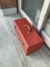 画像2: ツールボックス　RED　やや大型　ミントコンディション　インナートレイ付き　メタルボックス　工具箱　インダストリアル　アンティーク　ビンテージ (2)