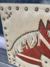 画像12: 1950’S　フィフティーズ　2pcs set　ツー ホース　馬　ビニール　リベット　ウォールデコ　ベージュ×レッド　ウォールオーナメント　アンティーク　ビンテージ