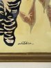 画像9: 1950’S　フィフティーズ　2pcs set　Childers　CUTE ZEBRA　ゼブラ　シマウマ　ガラス　額装　ウォールデコ　シルクスクリーン　ウォールオーナメント　アンティーク　ビンテージ