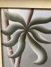 画像9: 1950’S　ミッドセンチュリー　フィフティーズ　2pcs set　M . Devoe　FLAMINGO　フラミンゴ　トロピカルデコ　ウォールデコ　ガラス　額装　ハンドペインテッド　フロリダ　マイアミ　アールデコ　ウォールオーナメント　アンティーク　ビンテージ