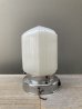 画像17: 1950'S 60'S　LEVITON　パウダールームランプ　洗面　レストルーム　トイレ　バスルームライト　ミントコンディション　ウォールマウントブラケットライト　1灯　ドット＆リブドガラス　スチール　クロムメッキ 　アンティーク　ビンテージ