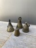 画像2: プリミティヴ　PATINA　ドアベル　ハンドベル　ゴートベル　ソリッドブラス　フォークアート　カーヴィング　bell　呼び鈴　真鍮　アンティーク　ビンテージ (2)