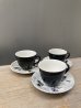 画像1: 1950'S　フィフティーズ　ミッドセンチュリー　カップ＆ソーサー　Homemaker morning cup and saucer　Ridgway　リッジウェイ　Enid Seeney　エニッド シーニー　Robin Day　イングランド製　アンティーク　ビンテージ (1)
