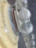 画像19: 1950'S 60'S　シーリングランプ　フラッシュマウントライト　ベアバルブ　1灯　アイボリー　スチール　ホブネイルサラウンド　クリアガラス　ポーセリン　アンティーク　ビンテージ