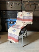 native american RUG　インディアンラグ　大判　ALL WOOL　WEAVING　絨毯　ラグマット　アンティーク　ビンテージ