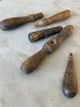 画像5: Old ‎Leather craftsman's tool handle　ウッドハンドルいろいろ　オブジェ　ジャンク　工具　ナイフの柄　ヤスリの柄　5本セット　ウッド　レザークラフト 店などの ディスプレイに レストアベースに　アンティーク　ビンテージ