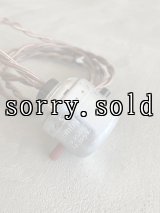 1950'S　LEVITON　照明スイッチ　FANスイッチ　配線付き　アルミニューム 　ベークライト　アンティークランプのリペアに　ビンテージ　アンティーク