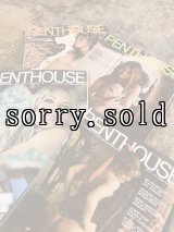 1970'S 1972年　大衆紙　ペントハウス　Vintage　USA　PENTHOUSE　アメリカ版　デザインソースに　サンプルブックに　ディスプレイに　アメリカンクラシックデザイン　洋書　おしゃれヌード　アート本　古本　ソフトグラビア　ビンテージ