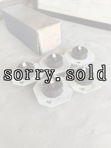 1930'S 40'S　5PCS/SET.　５個セット　箱付デッドストック　GE　ジェネラルエレクトリック　GENERAL ELECTRIC　アメリカ　USA　NOS　サーフェイススイッチ　レバースイッチ　メタルベースプレート付　壁スイッチ　ベークライト　ポーセリン　アンティーク　ビンテージ