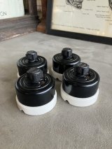 1910'S 20'S　ARROW H&H　HART&HAGEMAN　アメリカ製　デッドストック　サーフェイススイッチ　大型　ロータリースイッチ　ターンスイッチ　ベークライト　ポーセリン　アンティーク　ビンテージ