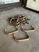 1950'S 60'S　ミッドセンチュリー　カッパー?!　ブロンズ?!　取っ手　取手　引き手　ドロワープル　キャビネット　窓などに　パティーナ　PATINA　シャビーシック　1点売り　バラ売り　モダン　モダニズム　アンティーク　ビンテージ