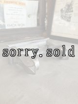 1940'S 50'S　Scott Paper Co　アメリカ製　トイレット ペーパーホルダー　洗面　WC　クロームメッキ　真鍮　アンティーク　ビンテージ