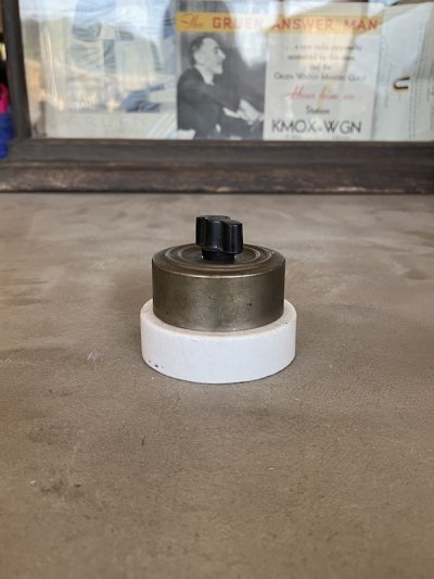 画像2: 1900'S 10'S　H&H　HART SWITCH　アメリカ製　ミントコンディション　サーフェイススイッチ　大型　ロータリースイッチ　ターンスイッチ　ブラス　ニッケルメッキ　ポーセリン　アンティーク　ビンテージ