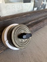 1900'S 10'S　H&H　HART SWITCH　アメリカ製　ミントコンディション　サーフェイススイッチ　大型　ロータリースイッチ　ターンスイッチ　ブラス　ニッケルメッキ　ポーセリン　アンティーク　ビンテージ