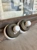 画像1: 1900'S 10'S    アーリーエレクトリック　アメリカ製　サーフェイススイッチ　THE PES MFG.CO　PERKINS　大型　ロータリースイッチ　ターンスイッチ　ON/OFF　ブラス　ニッケルメッキ　ポーセリン　アンティーク　ビンテージ  (1)