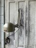 画像9: 1950'S　シアーズ　クラフツマン　SEARS ROEBUCK　CRAFTSMAN　ボールチェーン　LEVITON　1灯　インダストリアル アームライト　ワークベンチ ランプ　ウォールマウントorベンチマウント ブラケットライト　ミントコンディション　シャンパンゴールド　その2　アンティーク　ビンテージ