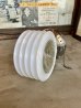 画像7: 1950'S 60'S　パウダールームランプ　LEVITON ソケット　洗面　レストルーム　トイレ　バスルームライト　ミントコンディション　ウォールマウントブラケットライト　1灯　フロスト＆リブドガラス　スチール　クロムメッキ 　アンティーク　ビンテージ