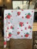 画像7: 1950'S 60'S　ミッドセンチュリー　ファブリック　テーブルクロス　生地　プリミティブ　フラワーデザイン　コットン100%　花柄　キッチン　オールドカントリー　汚れ、シミアリ　リメイク用にも　アンティーク　ビンテージ