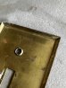 画像12: 1920 30's　PATINA　スイッチプレート　アメリカ　真鍮　ヘヴィーブラス　1口　トグルスイッチ　タンブラースイッチ　レバースイッチ　BRYANT,ジェネラルエレクトリック & UNKNOWN　アンティーク　ビンテージ