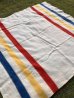 画像10: 1950'S　J.C.PENNY CO.Inc　Golden Down　ALL WOOL BLANKET　ペニーズ　J.C.ペニー　ウール ブランケット　マルチカラー　ストライプ　キャンプ　アウトドア　ハドソンベイ風　アンティーク　ビンテージ