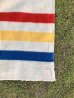 画像8: 1950'S　J.C.PENNY CO.Inc　Golden Down　ALL WOOL BLANKET　ペニーズ　J.C.ペニー　ウール ブランケット　マルチカラー　ストライプ　キャンプ　アウトドア　ハドソンベイ風　アンティーク　ビンテージ
