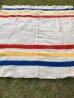 画像21: 1950'S　J.C.PENNY CO.Inc　Golden Down　ALL WOOL BLANKET　ペニーズ　J.C.ペニー　ウール ブランケット　マルチカラー　ストライプ　キャンプ　アウトドア　ハドソンベイ風　アンティーク　ビンテージ