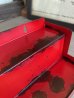 画像40: 1940’S 50'S　フィフティーズ　スパイスボトルセット　瓶　ウォールマウントスチールシェルフ付き　柄入　ミルクガラス　スチールリッド　赤　8pcs set　PATINA　パティーナ　シャビーシック　アンティーク　ビンテージ
