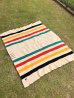 画像20: 1920'S 30'S　レア　L.L.BEAN × HUDSON'S BAY　4POINT　ポイントブランケット　ラグマット　エルエルビーン　L.L.ビーン　ハドソンベイ　イギリス製　MADE IN ENGLAND　ヴィンテージ　ブランケット　２０年代　３０年代　黒タグ　初期タグ　SPECIAL!!　アンティーク　ビンテージ