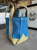 画像4: 1990'S 2000'S　L.L.BEAN　Vintage　Boat and Tote　デラックストート　ミニトート　モノグラム　ボートアンドトート　エルエルビーン　L.L.ビーン　ビーントート　アメリカ製　MADE IN USA　レアカラー　ターコイズ×オリーブ　ミントコンディション　ビンテージ