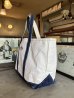 画像2: 1980’s 90'S　L.L.BEAN　Vintage　Boat and Tote　モノグラム　ボートアンドトート　エルエルビーン　L.L.ビーン　ビーントート　ラージ　LARGE　アメリカ製　MADE IN USA　グッドコンディション　NAVY　帆布　ビンテージ (2)