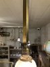 画像9: 1890’S 1900’S 1910'S　アーリーエレクトリック　スクエアシャフト　BRYANT　ファットボーイソケット　シーリングライト　フロストガラスシェード　真鍮　アンティーク　ビンテージ
