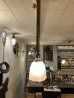 画像7: 1890’S 1900’S 1910'S　アーリーエレクトリック　スクエアシャフト　BRYANT　ファットボーイソケット　シーリングライト　フロストガラスシェード　真鍮　アンティーク　ビンテージ