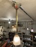 画像4: 1890’S 1900’S 1910'S　アーリーエレクトリック　スクエアシャフト　BRYANT　ファットボーイソケット　シーリングライト　フロストガラスシェード　真鍮　アンティーク　ビンテージ