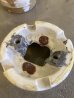 画像14: 1900'S 1910’S CIRCLE F アーリーセンチュリー フラッシュマウント ウォールマウント&シーリングマウント シンプルライト ポーセリン 真鍮 ソケットランプ 1灯 アンティーク ビンテージ (14)