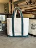 画像3: 1980’s 90'S　L.L.BEAN　Vintage　Boat and Tote　モノグラム　ボートアンドトート　エルエルビーン　L.L.ビーン　ビーントート　ミディアム　アメリカ製　MADE IN USA　グッドコンディション　帆布　シンプルタグ　ビンテージ (3)