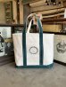 画像1: 1980’s 90'S　L.L.BEAN　Vintage　Boat and Tote　モノグラム　ボートアンドトート　エルエルビーン　L.L.ビーン　ビーントート　ミディアム　アメリカ製　MADE IN USA　グッドコンディション　帆布　シンプルタグ　ビンテージ (1)