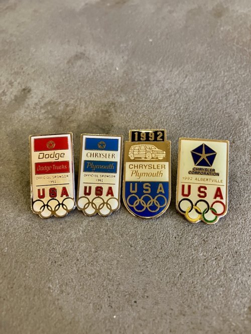 other photographs.1: 1992　90’S　アルベールビル　OLYMPIC　オリンピック　クライスラー　ダッジ　デッドストック　バッジ　ピンバッジ　ピンズ　アメ車　ビンテージカー　クラシックカー　チャレンジャー　チャージャー　トラック　フルサイズ　ラム　フューリー　USA　ビンテージ