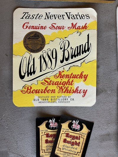 画像8: 1920’S 30'S 40'S 50'S 60'S　21pcs/set　ヴィンテージ　デッドストック　ウイスキーラベル　ケンタッキーバーボン　クラフトビール　ビアー　pale ale　ラベル　アドバタイシング　KENTUCKY Bourbon　デザインサンプルに　店舗ディスプレイに　アンティーク　ビンテージ