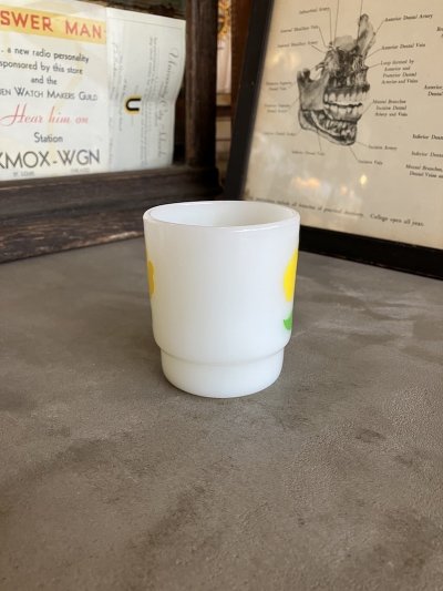 画像15: 1960'S 70'S　Fire-King　スタッキングマグ　FOXY FLOWERS　フォクシーフラワーズ　ポピー　アンカーホッキング　ファイヤーキング　レッド＆イエロー　ミントコンディション　アンティーク　ビンテージ